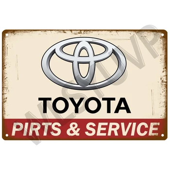 Toyota Land Cruiser Masina Pirts Retro De Metal Semn Tin Semn Placa De Metal Decor De Perete Vintage Decor Poster Plăci Peștera Shabby Chic