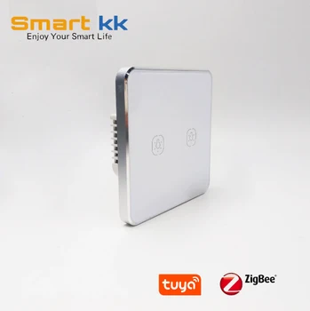 Smartkk ZigBee Comutator de Perete Nu Neutru de Lucru cu TuYa ZigBee Hub, Atingeți Butonul Design Inteligent Viața de Control al App, Alimentat de TuYa.