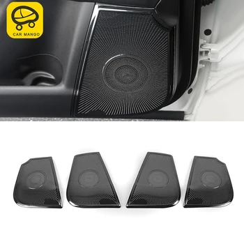 CarManGo Accesorii Auto Usa Difuzor de Sunet Chrome Pad Difuzor Capacul Ornamental Sticker Decor pentru Nissan Patrol Y62 2010-2019