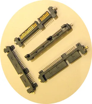 SATA Conector/Mufa, tip Offset de sex Masculin Adaptor SSD/HDD Conector, SMT,Localizarea Peg,H=1.4 mm ,SATA 22P Conector, 7pin + 15pin