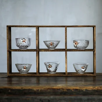 Japoneze ciocan pahar mic ceașcă de ceai staniu temperatură înaltă de sticlă singură ceașcă principal personale ceașcă de ceai Kung Fu set WF1108202