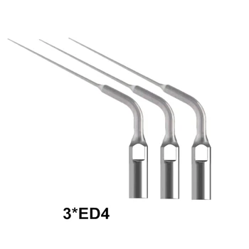 3Pcs ED4 Dentare Endo Sfat Pentru SATELEC Și DTE cu Ultrasunete Sclaer Echipamente Dentare Pentru Îndepărtarea De Umplere Și Materiale Străine