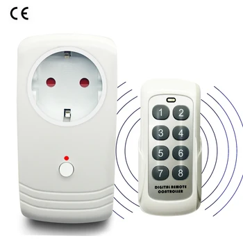 Smart Home RF 433MHz UE Plug Adaptor de Euro Wireless Comutator Electric Priza Wireless de Control de la Distanță Prize de curent Pentru uz Casnic