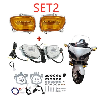 Motocicleta LED-uri de Semnalizare de Conducere Ceață de Lumină Pentru Honda Goldwing GL1800 2001-2017 2012-2017 F6B 2013-2017 Valkyrie 1800-