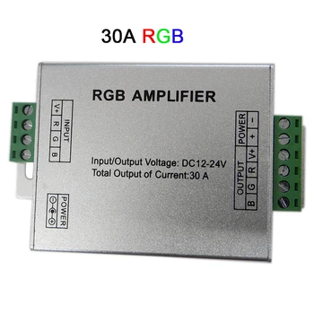 Led-uri RGB/RGBW/RGBWW RGB+CCT Amplificator DC12V 24V 12A/15A/24A/30A RGBWC Benzi cu Led-uri de Putere Repetor controler de lumină