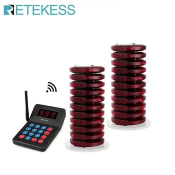 Retekess T119 Restaurant Pager Cu 20 Pager Receptoare Pentru Restaurant Wireless Coadă Sistem De Apelare Pager Sistem Sistem Coadă
