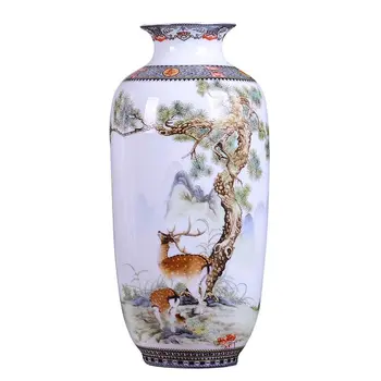 Jingdezhen Ceramică Vaza Vintage Stil Chinezesc Animal Vaza Bine Suprafata Neteda Decorațiuni Articole De Mobilier
