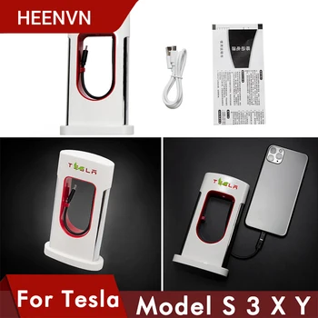Heenvn Mobil Încărcător Pentru Tesla Model 3 Model Y Trei S X Putere Mobil Telefon Smartphone Super-Încărcător Accesorii Model3 ModelY