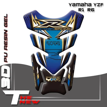 Fierbinte vinde Motocicleta Autocolante Rezervor de Combustibil Autocolant Fishbone Protecție Decalcomanii 3D Tank Pad Pentru Yamaha YZF R1 R6