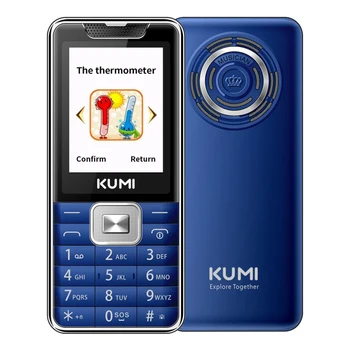 KUMI Deblocat Dispun de Telefon Mobil cu Infraroșu Termometru Flashlig Copii Senior Dual SIM telefon Mobil Bluetooth