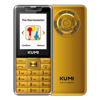 KUMI Deblocat Dispun de Telefon Mobil cu Infraroșu Termometru Flashlig Copii Senior Dual SIM telefon Mobil Bluetooth