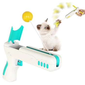 Pisica Amuzant Jucărie Interactiv De Companie Arma Caracteristică Jucării Pisici Bete Câine De Primăvară Ardere Arme Pisoi Procut Traning Mici Chestii Câine Joc