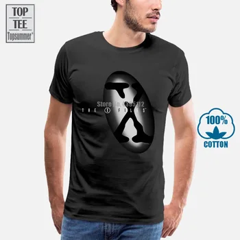 Vara Casual Om T Shspotlight Show Tv Logo -- X-Files Adult Tricou Amuzant Imprimare Tricouri Barbati Cu Maneci Scurte T-Shirt
