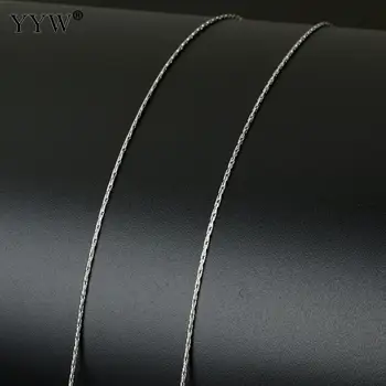 10m/Bobina de Oțel Inoxidabil Boston Lanț a Face Bijuterii Femei Brățară Colier din Plastic Cu Bobină Bobină Bobină Oril Culoare 0,8 mm