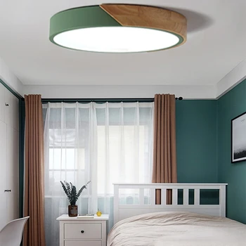 Runda Multicolor LED Lumina Plafon Lămpi Moderne Living corp de Iluminat Dormitor, Bucatarie cu Montare pe Suprafață Culoare lampă de Panou