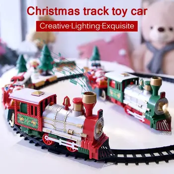 Copilul Electric Vagon De Tren De Jucărie Tren Set De Curse De Transport Rutier Jucării De Crăciun De Jucărie Electrică Prezent