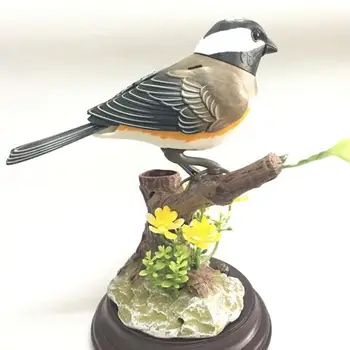 Copil Jucărie Ciripitul Păsărilor Sparrow Senzor de Mișcare Acasă Ornamentmini drăguț simulare cu nici o Baterie