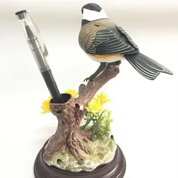 Copil Jucărie Ciripitul Păsărilor Sparrow Senzor de Mișcare Acasă Ornamentmini drăguț simulare cu nici o Baterie