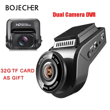 4K Ultra HD 1080P DVR Auto camera Auto de Bord cam cu 170 de Grade Camera din Spate Noaptea Versiune 2160P Full HD, GPS, Dual Lens Auto Dashcam