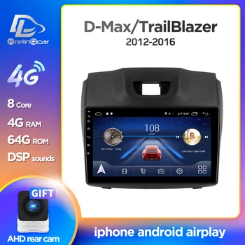 Prelingcar Android 10 Pentru Isuzu D-Max Chevrolet TrailBlazer S10 Colorado Radio Auto Multimedia Player Video de Navigare GPS