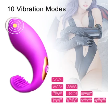 G Spot Vibrator rezistent la apa cu 10 Puternice Vibrații,fără Fir de Control de la Distanță Clitoris Vagin Stimulator,Adult Jucării Sexuale pentru Femei