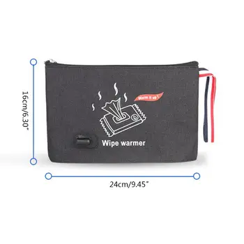 Masina USB Tampoane pentru Copii de Încălzire Încălzire Dispenser Prosop Umed Cald Hârtie absorbantă Umedă Caz