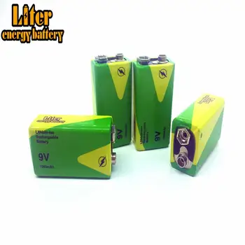 1/2/4x 4.8x2.6x1.7cm Ni-MH Baterie 9V 1200mAh Durata Lunga de viata de Înlocuire a Bateriei de 9 V 1200mAh Detectoare de Fum, Alarme de Jucării baterie