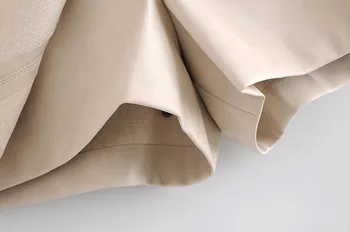 2020 nou brand de Toamna Iarna Femei Fusta din Piele PU Sexy Fusta Mini Cu Buzunare cu Fermoar Pachet Șold Femei de Îmbrăcăminte