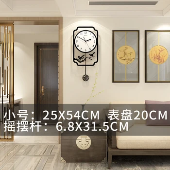 De lux de Mari dimensiuni Ceas de Perete de Artă Pendul de Perete Ceas Digital Decorativ Reloj Comparativ Chineză Decor Acasă Decor Camera de zi AE50WC