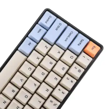 64 Cheie OEM Profil Dye-sub PBT Taste Tastă Set pentru GK64 Tastatură Mecanică