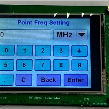 35-4400M ADF4351 RF Sursa de Semnal Generator de Semnal Val / Punctul de Frecvență Apăsați Sn Display LCD Control