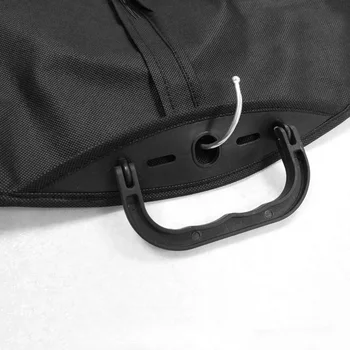 Negru husa cu Fermoar pentru Călătorii de Afaceri Mens Îmbrăcăminte Haine de Stocare de Protecție Pliabil 100*60cm FC68