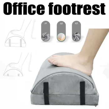 Suport pentru picioare cu Strat Dublu Semicirculare de Picior Pad Office Home Restul Pad Unic de Masaj Pad de protecție a Sănătății Jumătate de Inimă Suport pentru picioare Foot