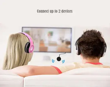 TELEVIZOR portabil Bluetooth 4.0 A2dp Audio srereo Transmițător RCA/3.5 mm Suport Cuplarea a Două seturi de Căști Simultan pentru TV, PC CD Playe