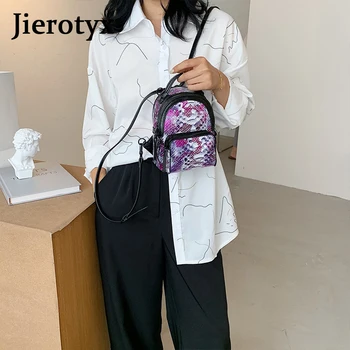 JIEROTYX Femei Chic Mini BackpackLuxury Design Geanta de Umar din Piele de Înaltă Calitate Daypacks de sex Feminin de Călătorie cu Fermoar Rucsaci