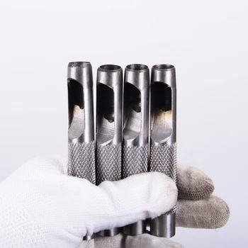 10buc/Set Perforarea Rotund Curea Lovit Instrumente Puncher Tubulare pentru Foraj 1 mm la 10 mm Perforator Curea curea de Ceas din Piele de Artizanat
