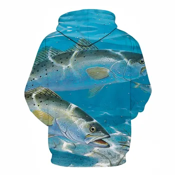 2020 Nou 3D de Pescuit Haine cu Maneca Lunga Plus Dimensiune Hoodies Tricoul Pescuit Haina de Sport în aer liber de Îmbrăcăminte de Stradă de Moda Pulover