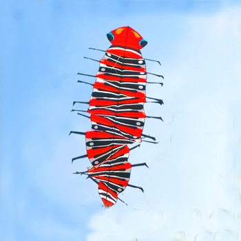 Transport gratuit de înaltă calitate, 3,5 m centipede(caterpillar) linie zmeu tesatura ripstop nylon jucării în aer liber weifang kaixuan zmeu fabrica