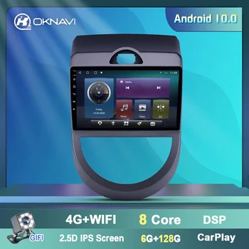 OKNAVI Android 9.0/10.0 Auto Radio Auto Pentru KIA Soul 2010 2011 2012 2013 Stereo, Player Multimedia, Navigare GPS WIFI 4G Nu DVD