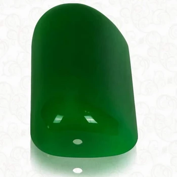 Culoare verde de STICLĂ BANCHER de LAMPĂ CAPAC/Bancherii Lampă cu Abajur abajur