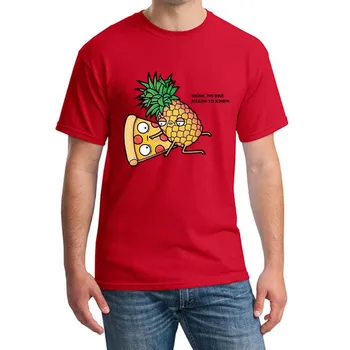 Haine barbati 2020 Ananas Pizza cu Fructe Tipărite Amuzant Estetice Cămașă de Agrement Maneci Scurte O-neck T Shirt Streetwear Grafic Tees