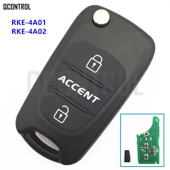 QCONTROL Cheie de la Distanță Masina pentru HYUNDAI Accent RKE-4A01 sau RKE-4A02 433MHz Blocare a Ușii Controller