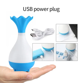 USB Umidificator de Aer cu Ultrasunete Aromoterapie Ulei Esențial Aroma Difuzor cu LED-uri Lumina de Noapte Ceață Purificator Atomizor pentru Acasă