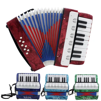 Profesionale 17 Cheie Mini Acordeon Educativ Instrument Muzical de Jucarie Cadență Trupa pentru Copii Adulți Copii Cadou