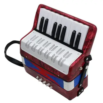 Profesionale 17 Cheie Mini Acordeon Educativ Instrument Muzical de Jucarie Cadență Trupa pentru Copii Adulți Copii Cadou