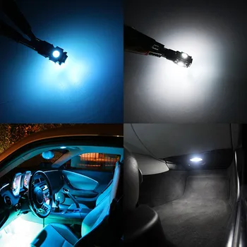 Edislight 20buc Canbus LED Lampă Auto Becuri Pachet de Interior Kit Pentru 1997-2003 BMW Seria 5 E39 M5 Harta Dom Ușă Portbagaj Lumina Placa