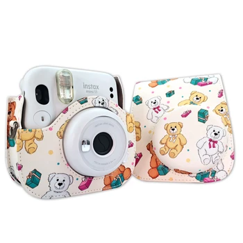 Pentru Fujifilm Instax Mini 11 Accesoriu Camera Artist Vopsea de Ulei din Piele PU Instant Camera Geantă de Umăr Protector Caz Acoperire Husă