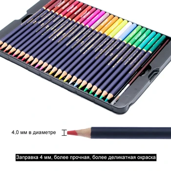 Creioane acuarelă Arta cutie de Fier Creion Colorat 36 48 72 100Colors lapis de cor Profesionist de Creioane Pentru Desen Rechizite Școlare