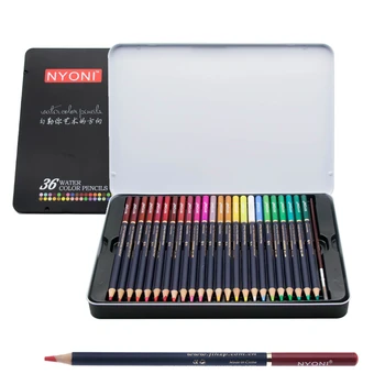Creioane acuarelă Arta cutie de Fier Creion Colorat 36 48 72 100Colors lapis de cor Profesionist de Creioane Pentru Desen Rechizite Școlare