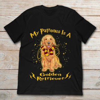 Brand Patronusul Meu Este Un Golden Retriever T-SHIRT MenShort Sleeve T-Shirt